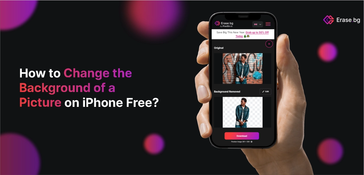 How to Change the Background of a Picture on iPhone Free?